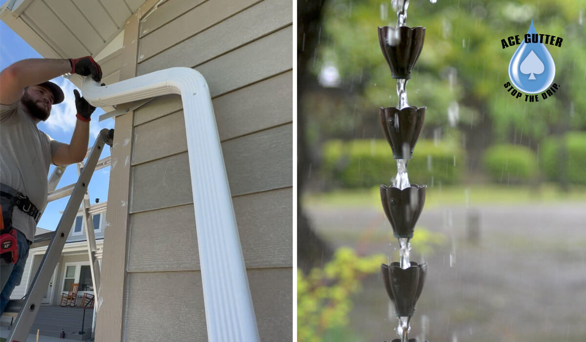 Featured image for “Rain Chains vs Downspouts: Which Is the Superior Option for Your Home?”