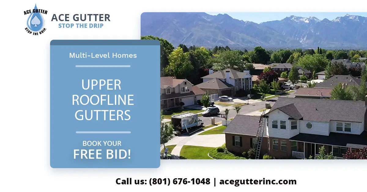 Featured image for “Do You Need Upper Roofline Gutters for Two-Story Homes?”