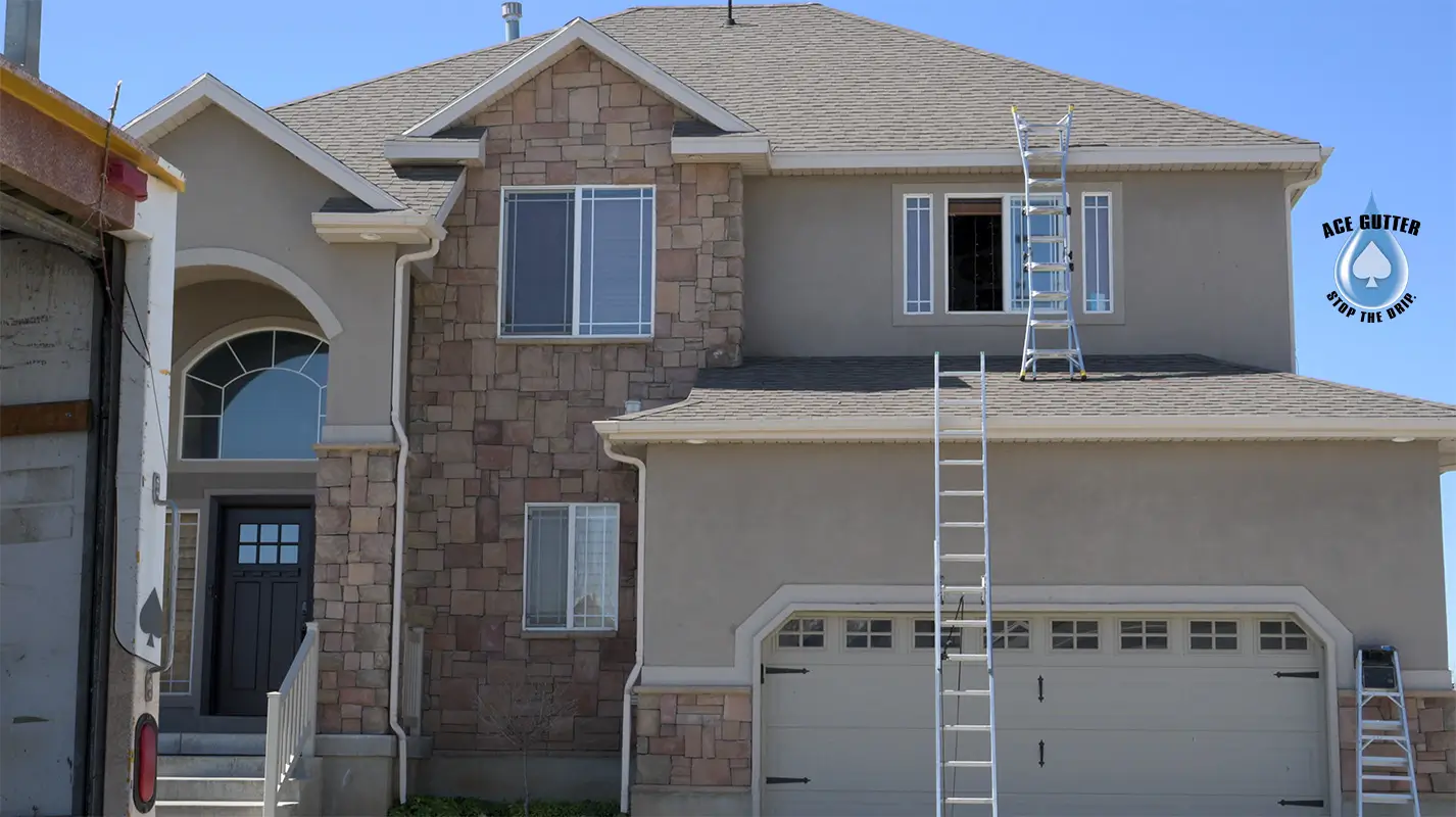 Featured image for “How to Install Upper Roofline Gutters on a Two-Story Home”