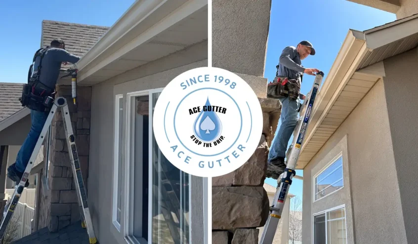 two story gutter cleaning