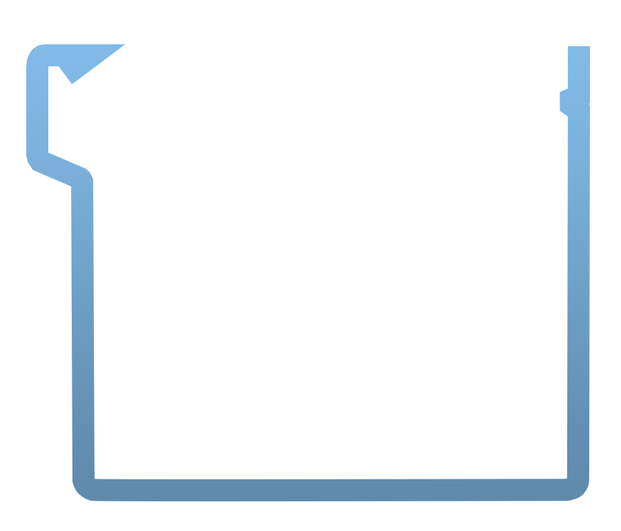 ace gutter 6 inch Box gutter profile