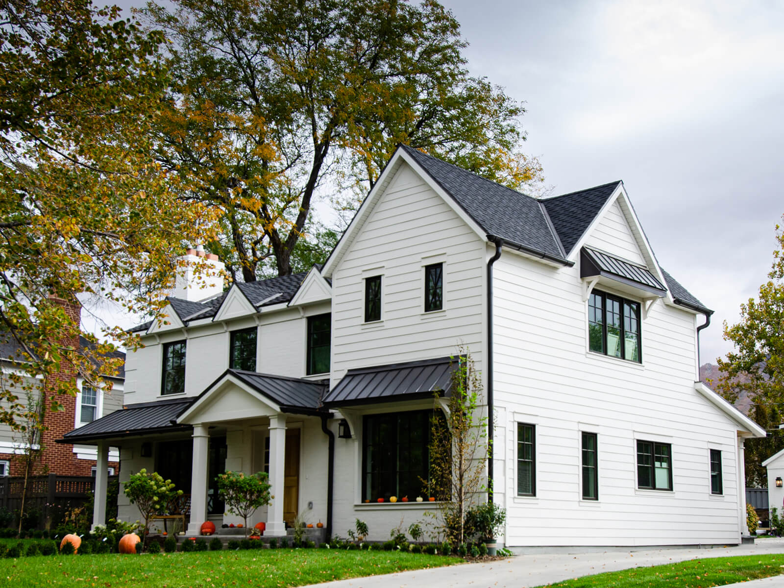 Salt Lake City home with new gutters