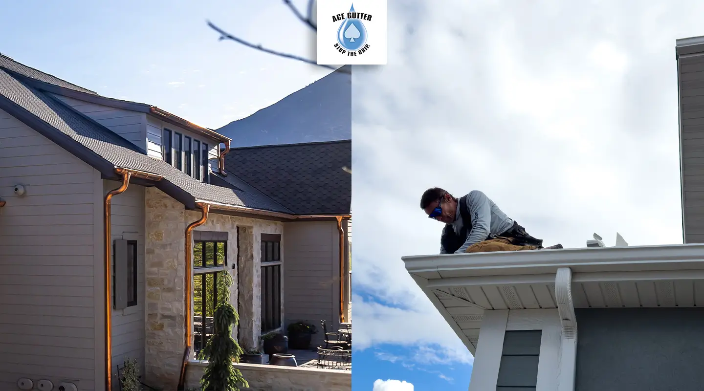 Featured image for “Pros and Cons of Copper vs. Aluminum Gutters”